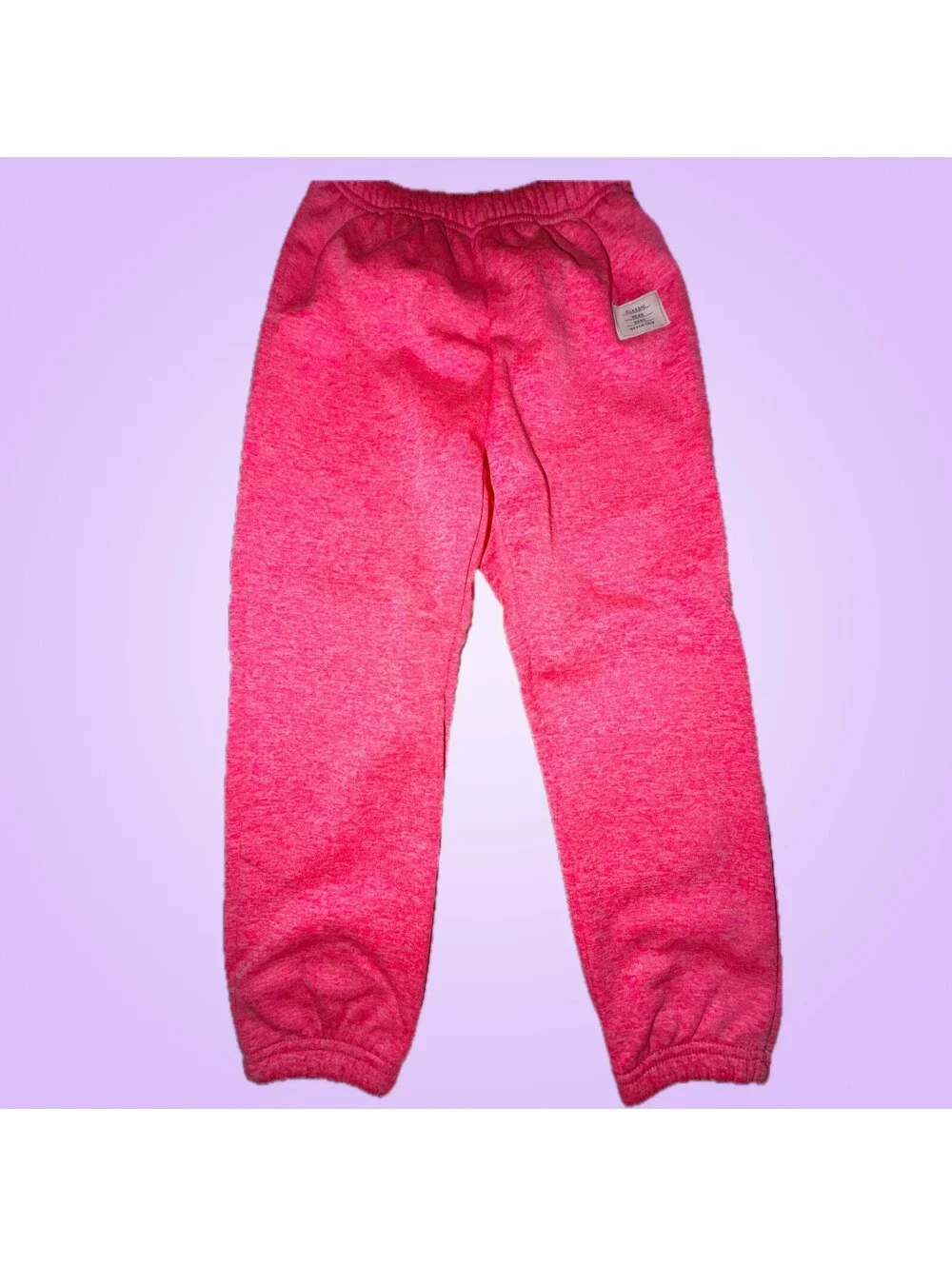 SHEIN New Girls Size 6Y Pink Sherpa-Lined Jogger Sweatpants